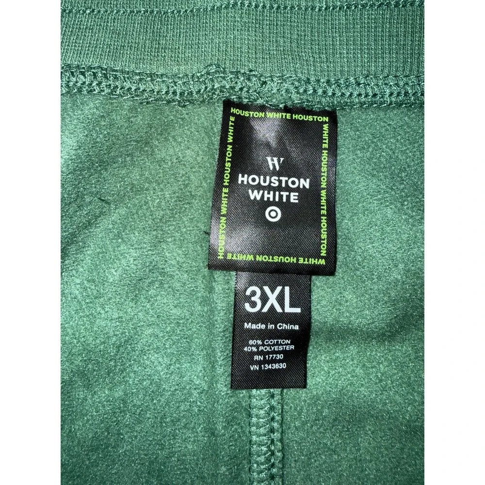 Houston White Mens 3XL Green Graphic Sweatpants HWMS23-309B NWT - Picture 5 of 6